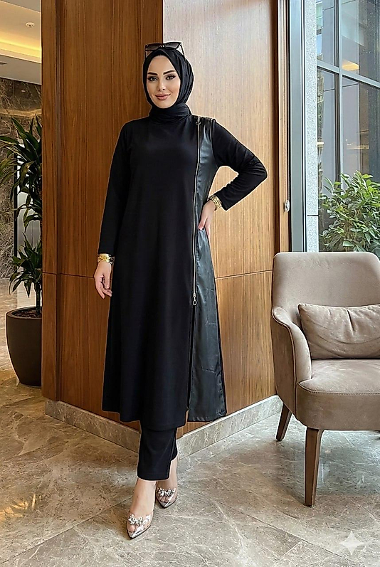 Derili Pantolonlu takım